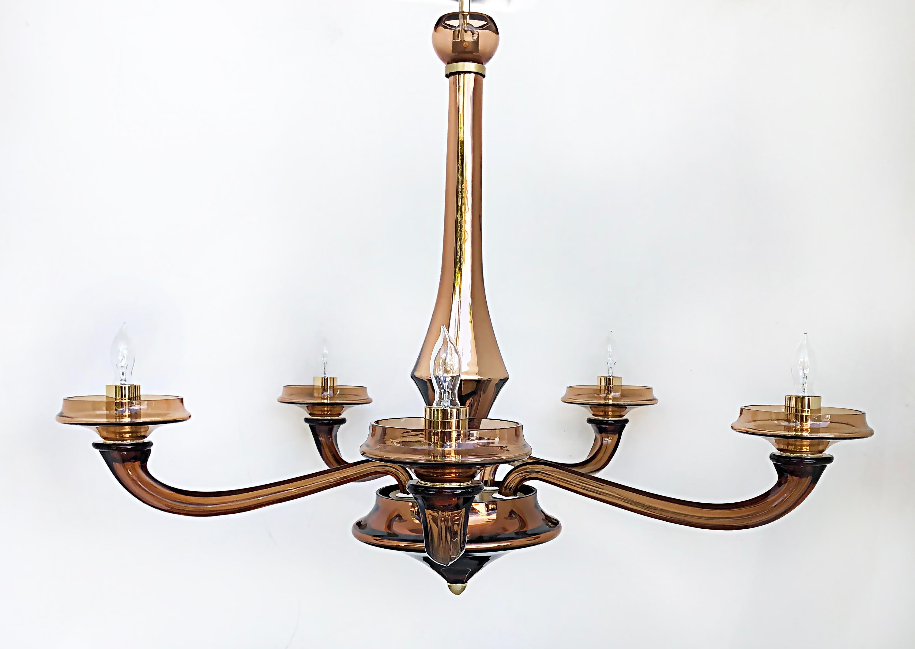 Seguso Vetri D'Arte Murano Glass Chandelier for Donghia, 1990s, Two Available For Sale 2
