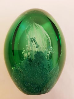 Seguso Vetri D'arte Murano Glass Faceted Paperweight