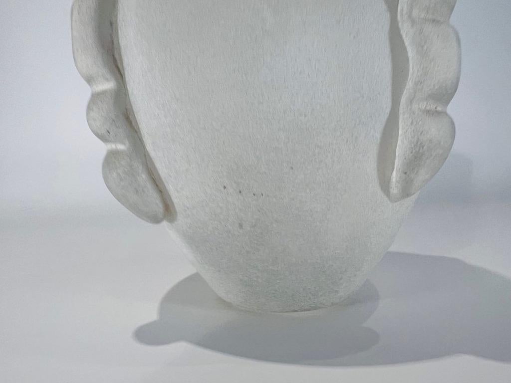 Mid-20th Century Seguso. Vetri dArte Murano Glass white 