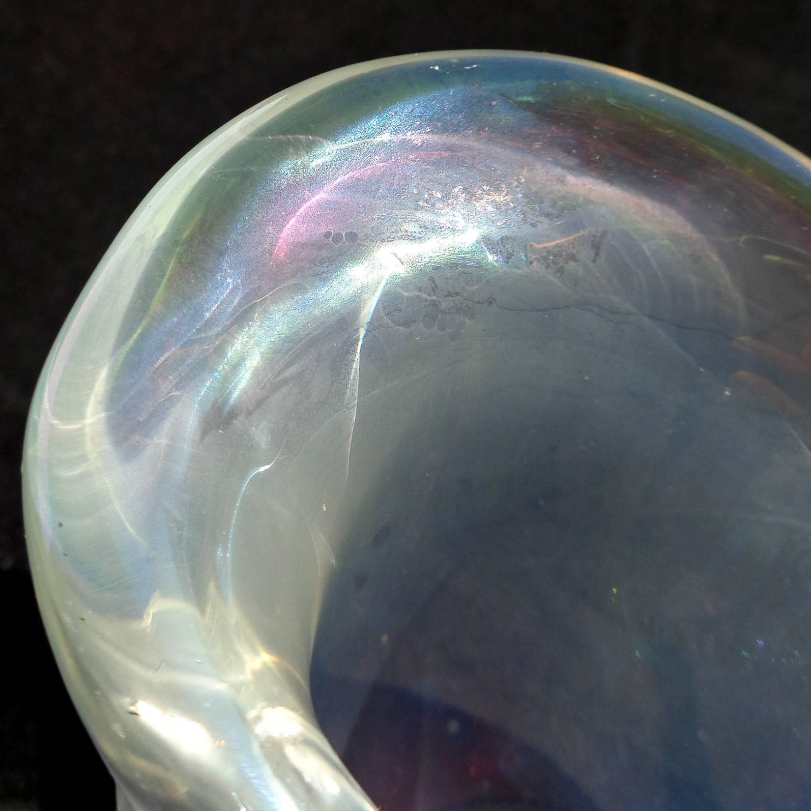 murano glass shell