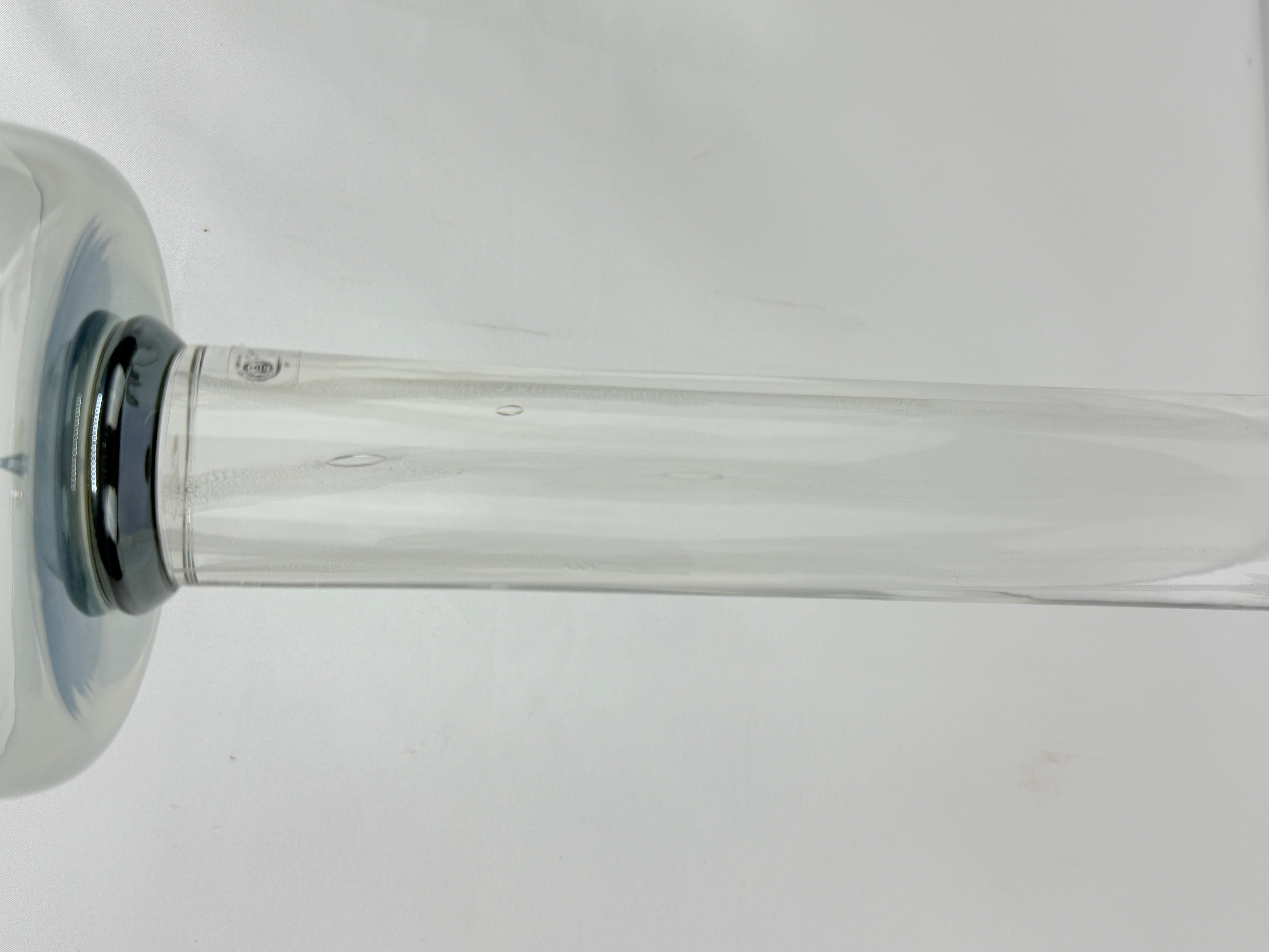 XX secolo Seguso Vetri d'Arte Murano Modernista Torchère o Candeliere d'Altare in vendita