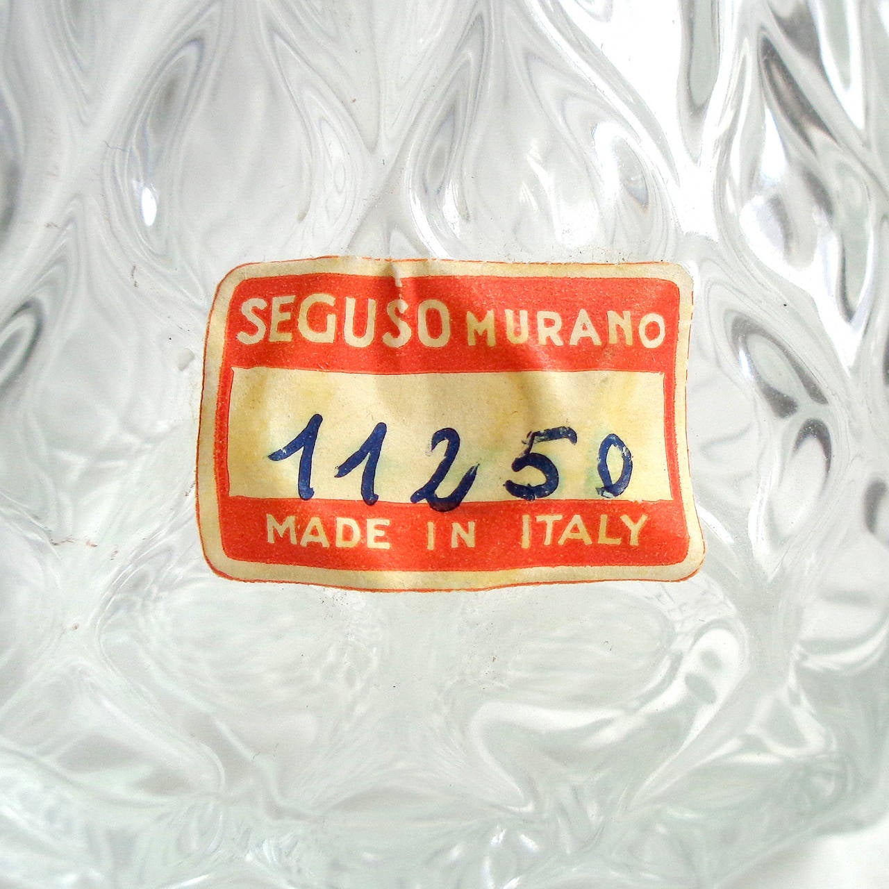 Hand-Crafted Seguso Vetri d'Arte Murano Quilted Gold Italian Art Glass Vanity Box Bottles