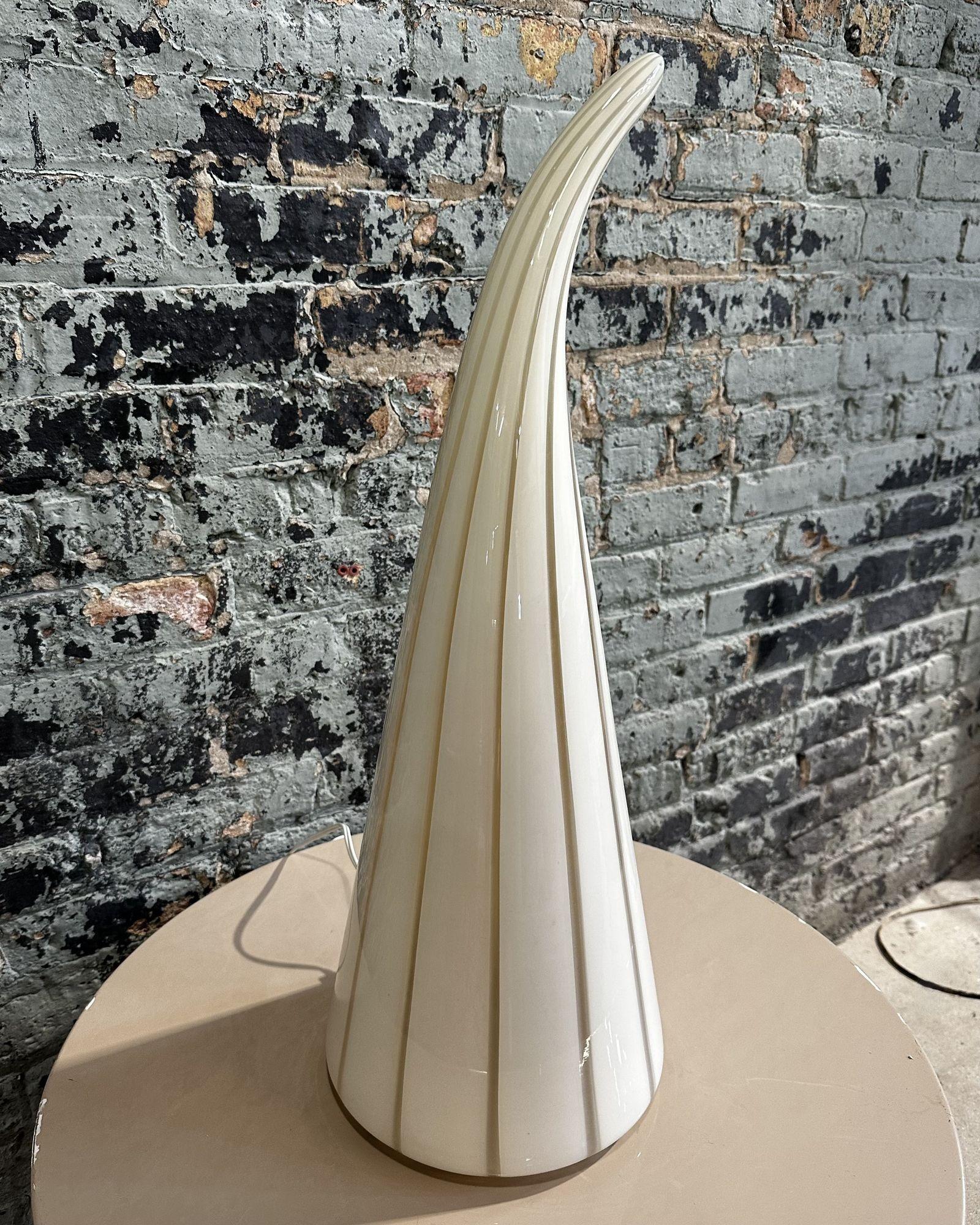 Seguso Vetri d'Arte Murano Sculptural Table Lamp, Italy 1960 For Sale 2