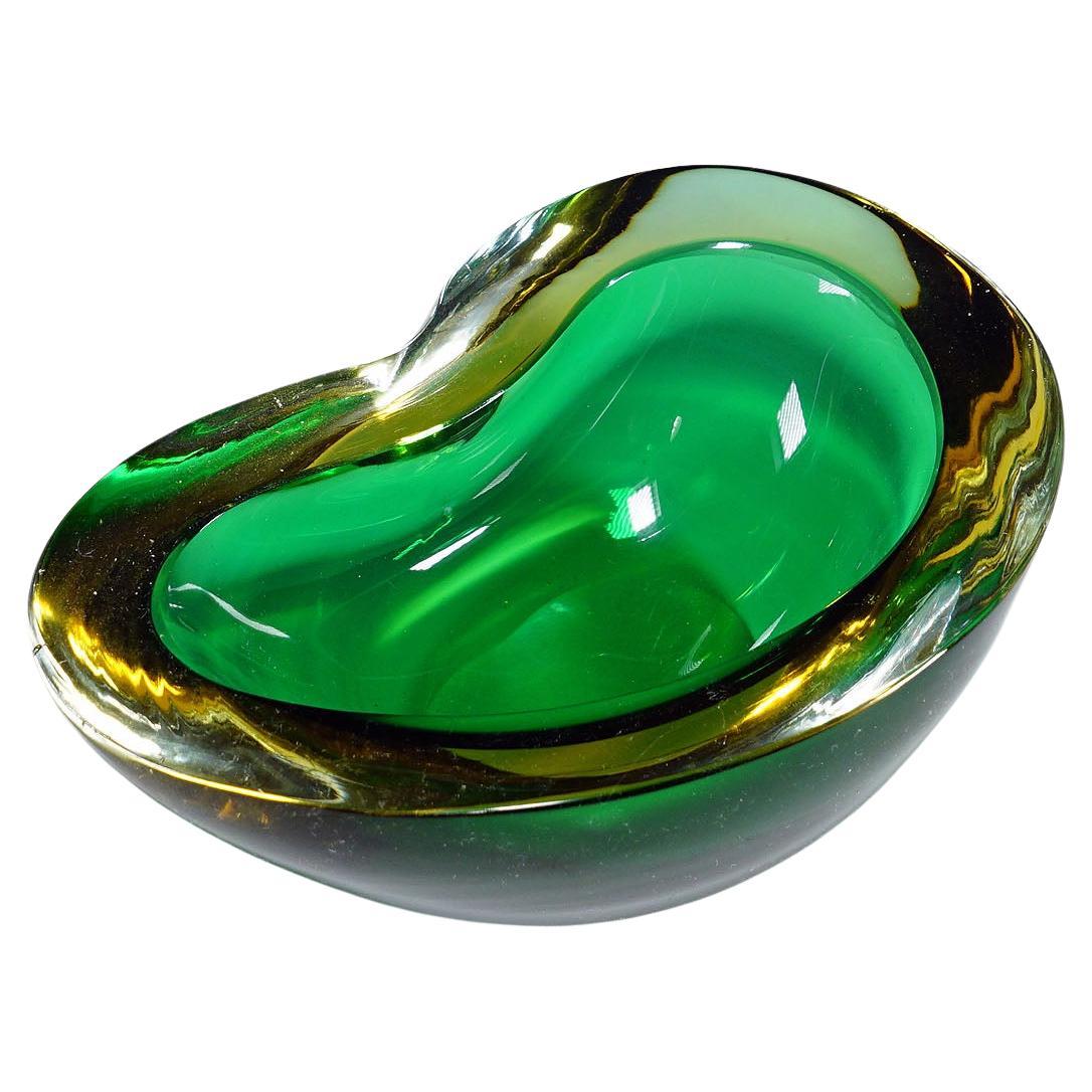 Seguso Vetri d'Arte Murano Bol en verre Sommerso 1960s