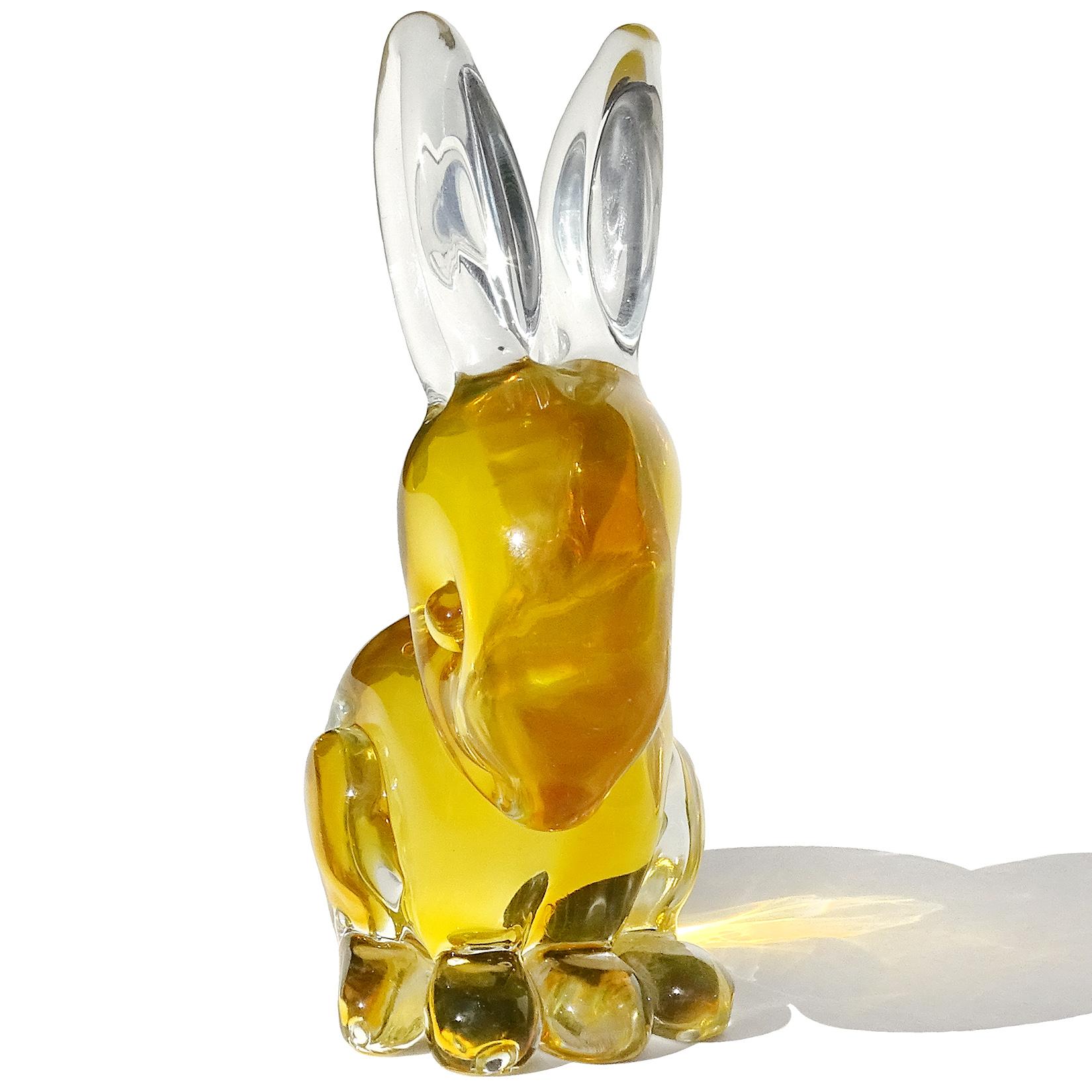 murano uranium glass bunny