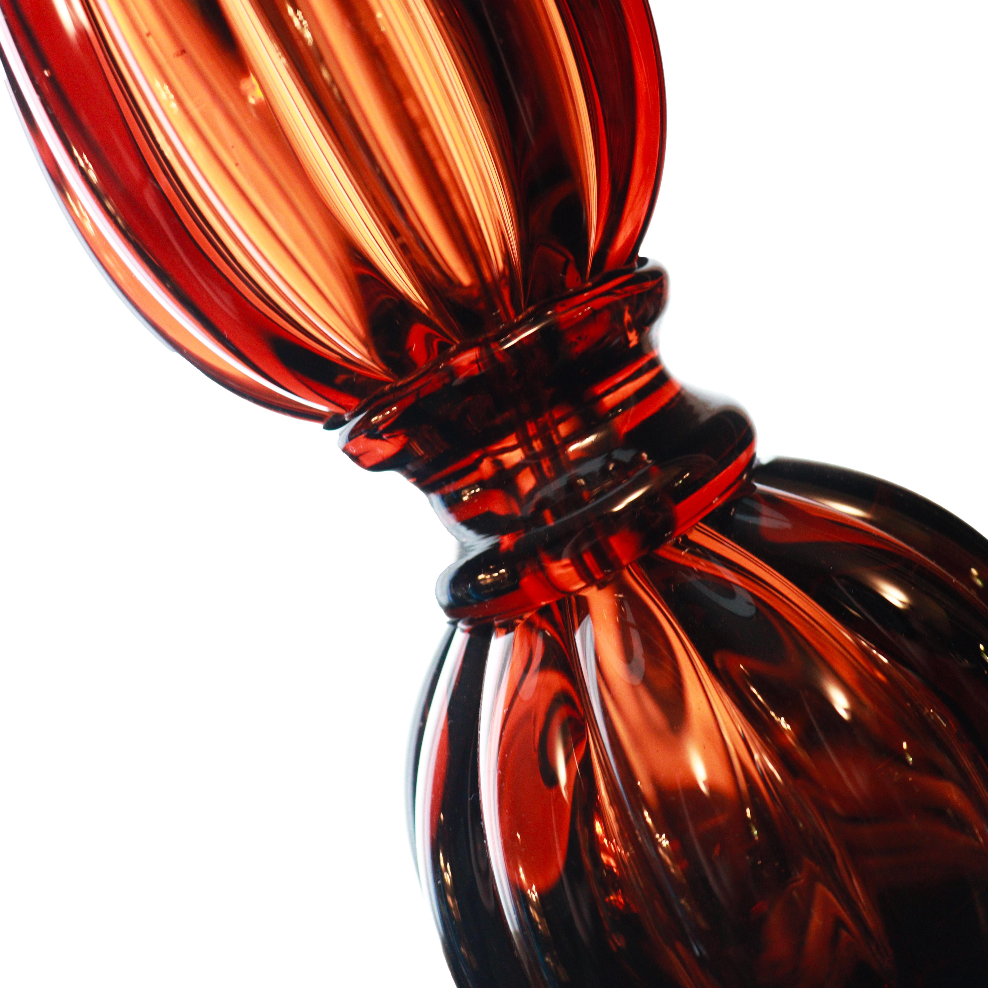 Seguso Vetri d'Arte Perla Lámpara de mesa de cristal de Murano topo en Nuevo estado para la venta en Murano-Venice, IT