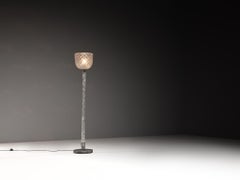 Seguso Vetri d’Arte Rare Italian Floor Lamp in Murano Glass 1930s