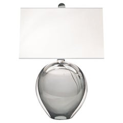 Seguso Vetri d'Arte Lámpara Sommerso Gris Cristal de Murano