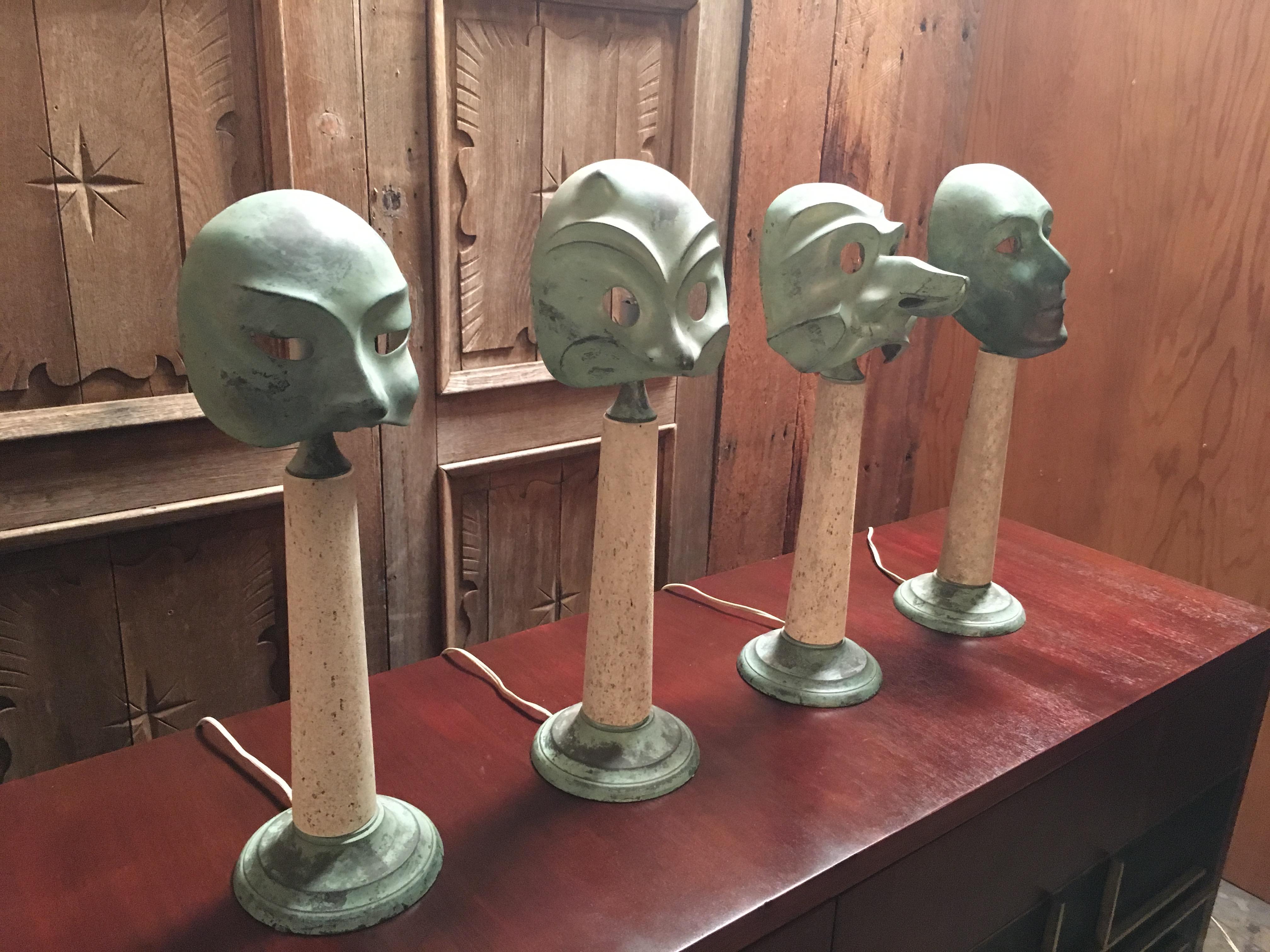 Seguso Vetri d'Arte Table Lamps by Elin Raaberg Nielsen In Good Condition In Denton, TX