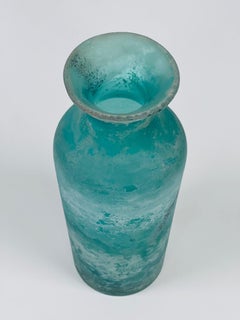 Seguso Vetri dArte vase in Murano glass circa 1950 "corroso".