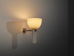 Seguso Vetri d’Arte Wall Light in Murano Pulegoso Glass
