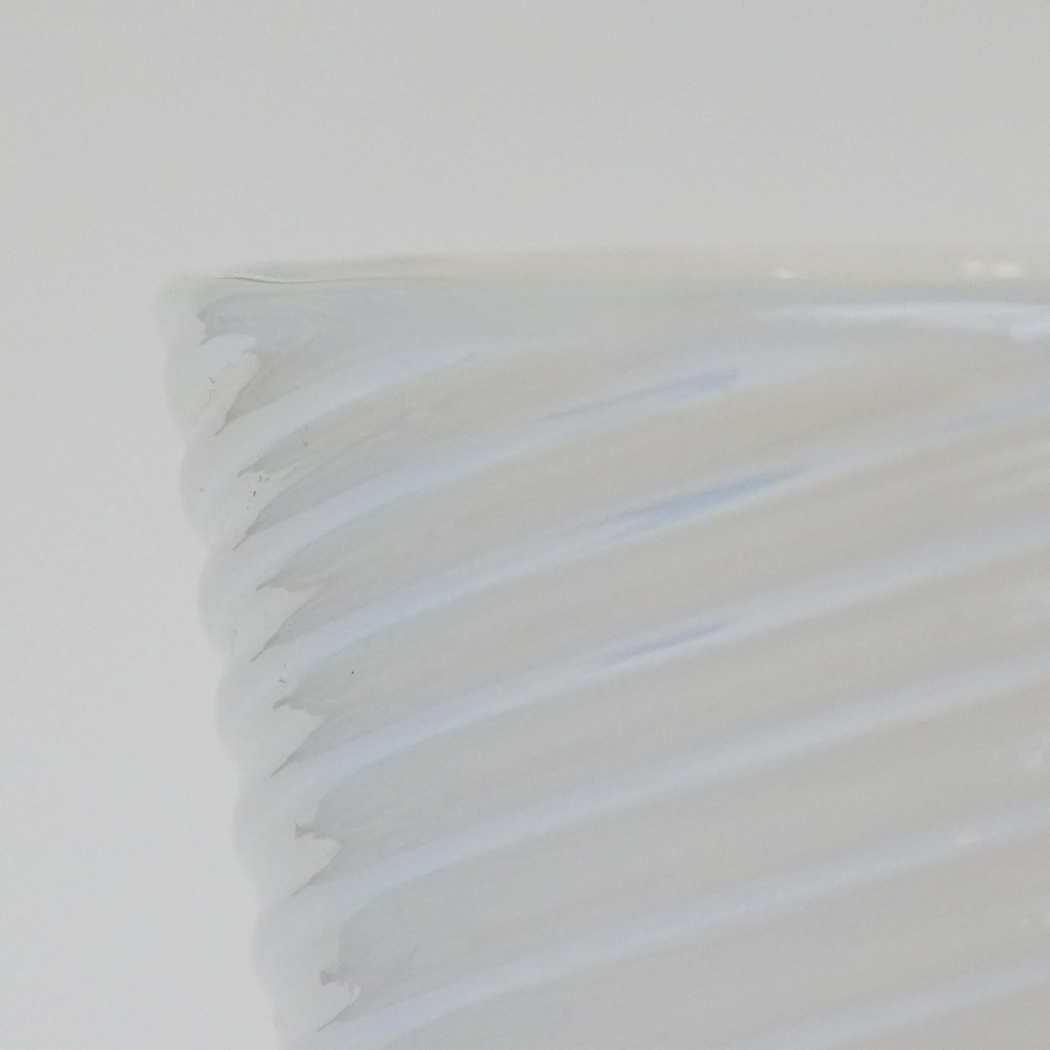 Metà XX secolo Seguso Vetri d'Arte Bianco Opalescente, Italia anni '50 in vendita