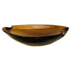 Seguso Vetro d'Arte Murano Glass Bowl or Centerpiece, Italy 1960s
