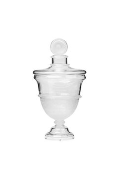 Seguso Vietri Italian Mid-Century Large Glass Apothecary Jar