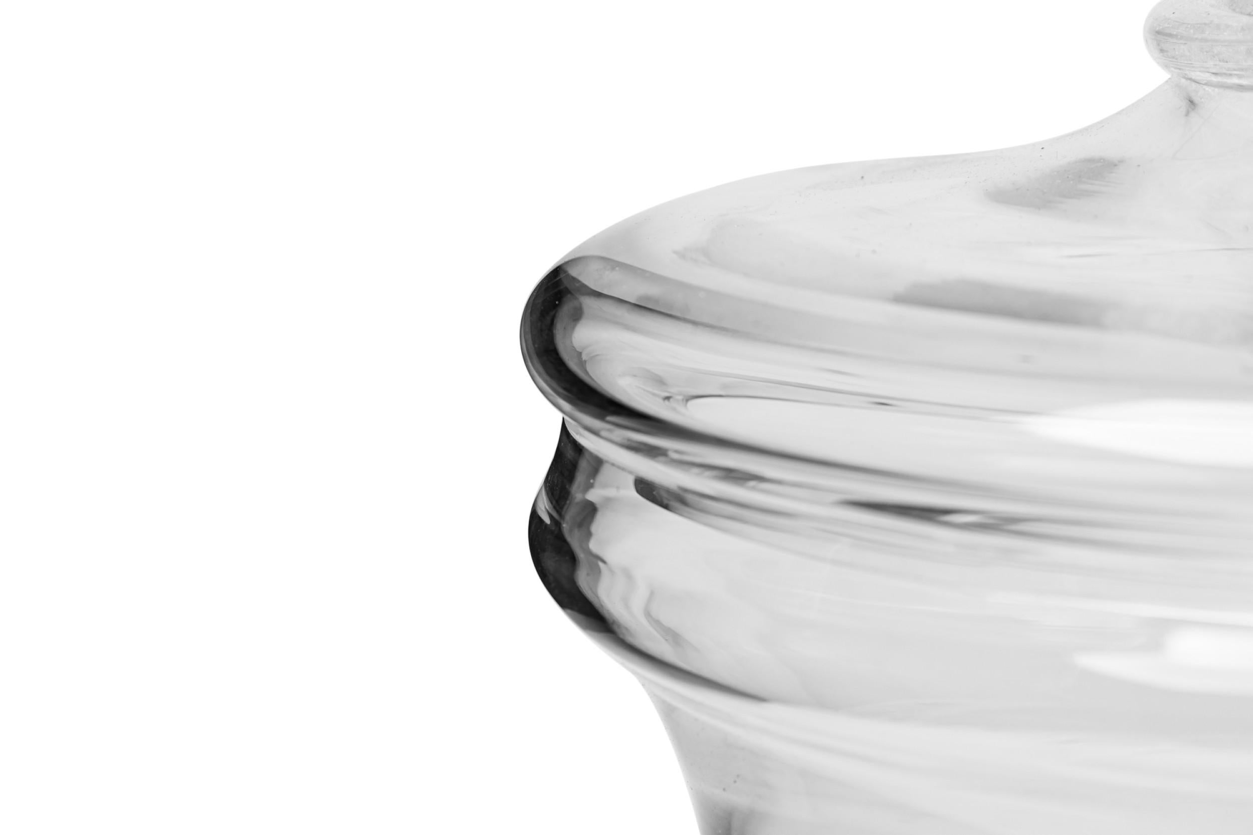 Vetro Vaso da farmacia in vetro grande di metà secolo di Seguso Vietri in vendita