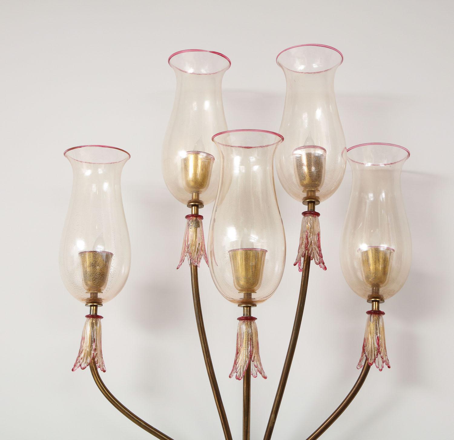 Mid-Century Modern Seguso Wall Light