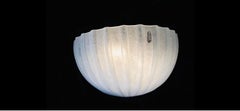 Seguso Wall Lighting Ice Frost Murano Glass, Italy, 2000