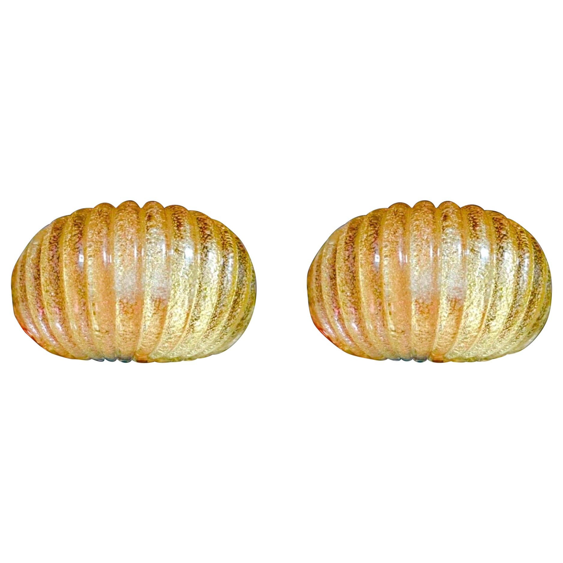 Aplique de pared Seguso Vidrio de Murano, Italia Años 80 en venta
