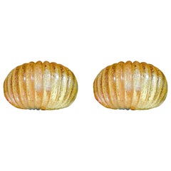 Seguso wall lighting Murano Glass, Italy 1980s