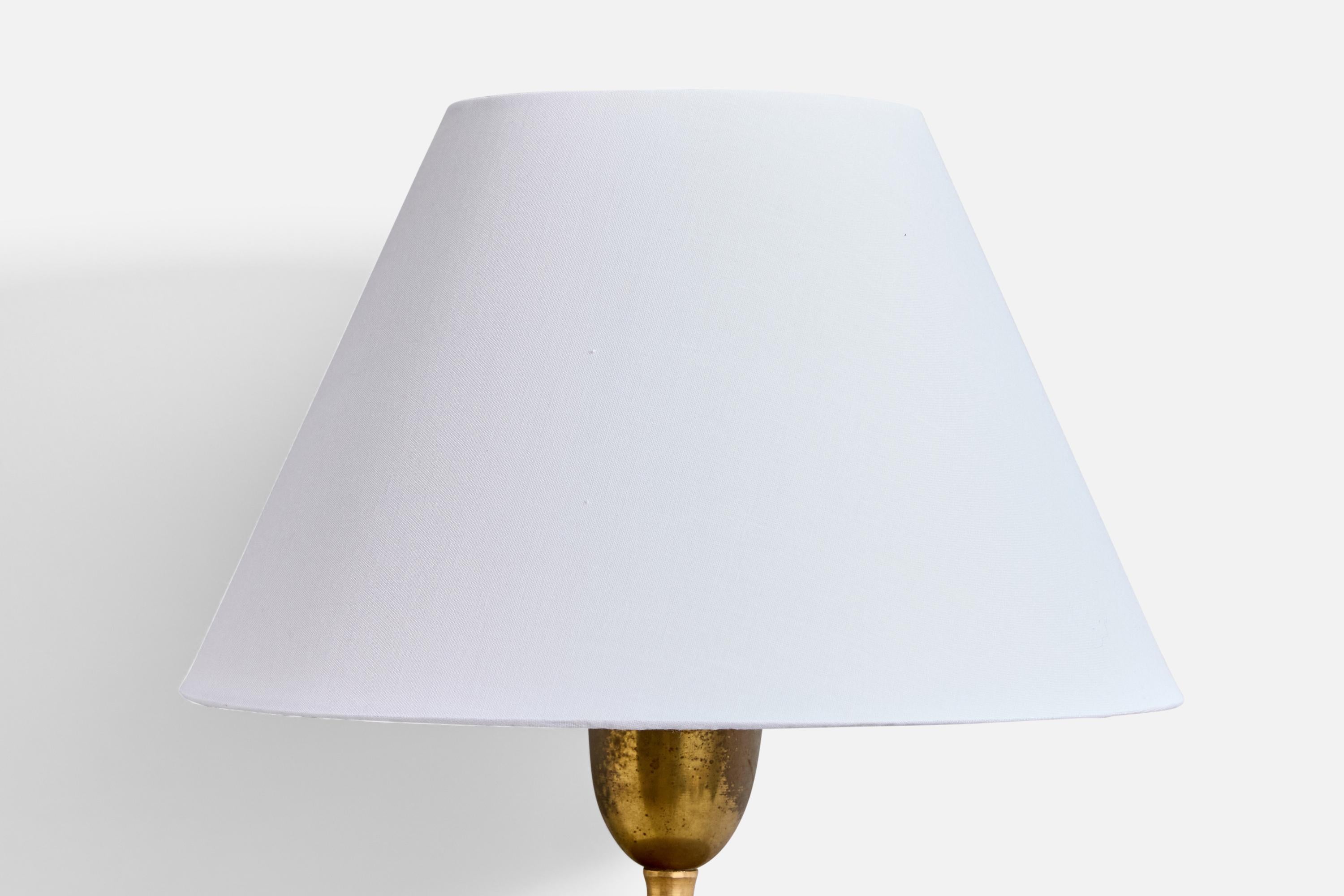 Seguso, Wall Lights, Brass, Glass, Fabric, Italy, 1950s en vente 4