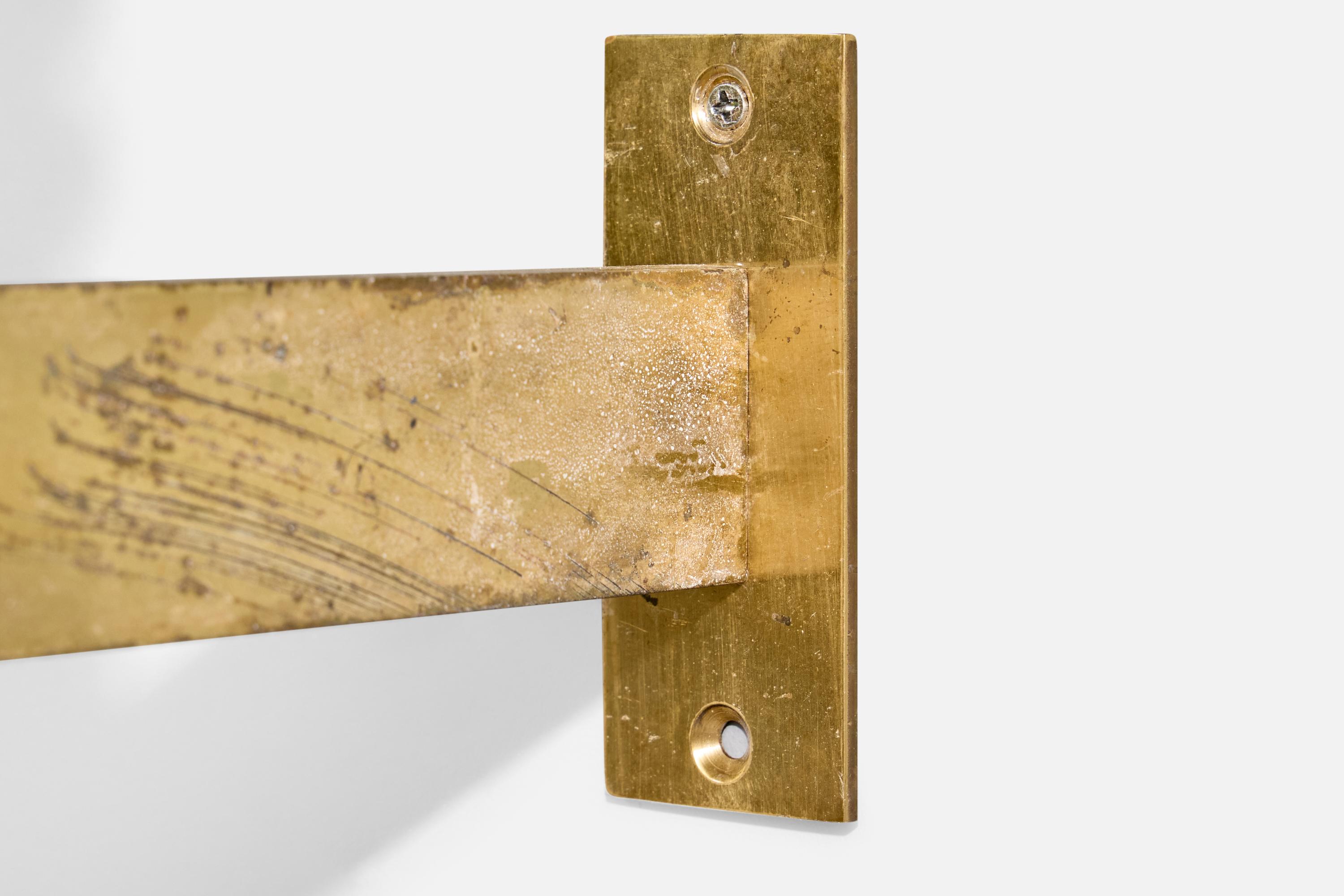 Seguso, Wall Lights, Brass, Glass, Fabric, Italy, 1950s en venta 1