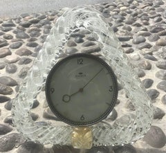 Seguso “ Zanfirico “ Wake Up” Murano Glass Metal Crome, 1950, Italy