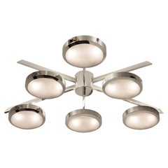 Sei Ceiling Light by Gaspare Asaro - Polished Nickel Finish