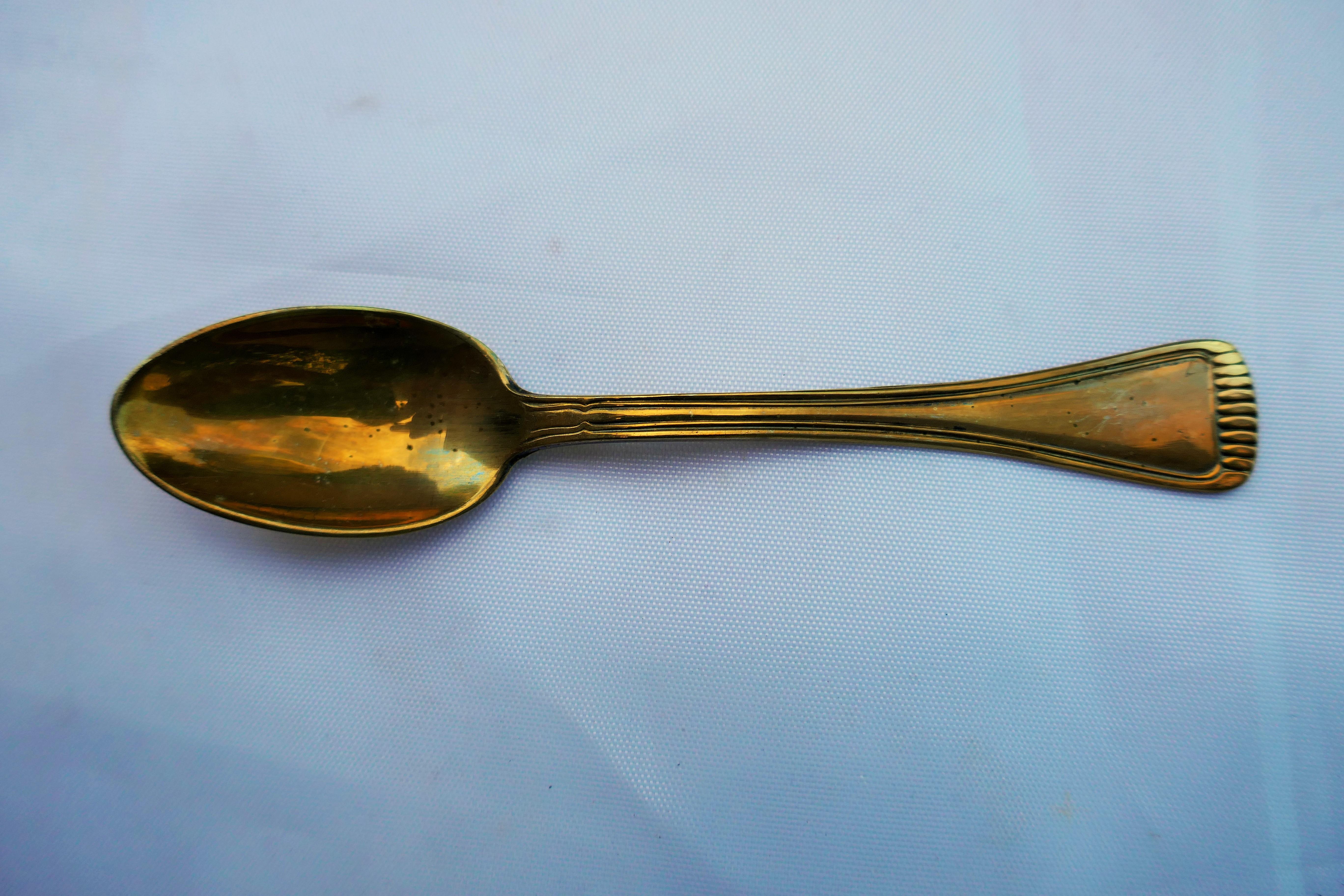cucchiaini in argento 800 valore
