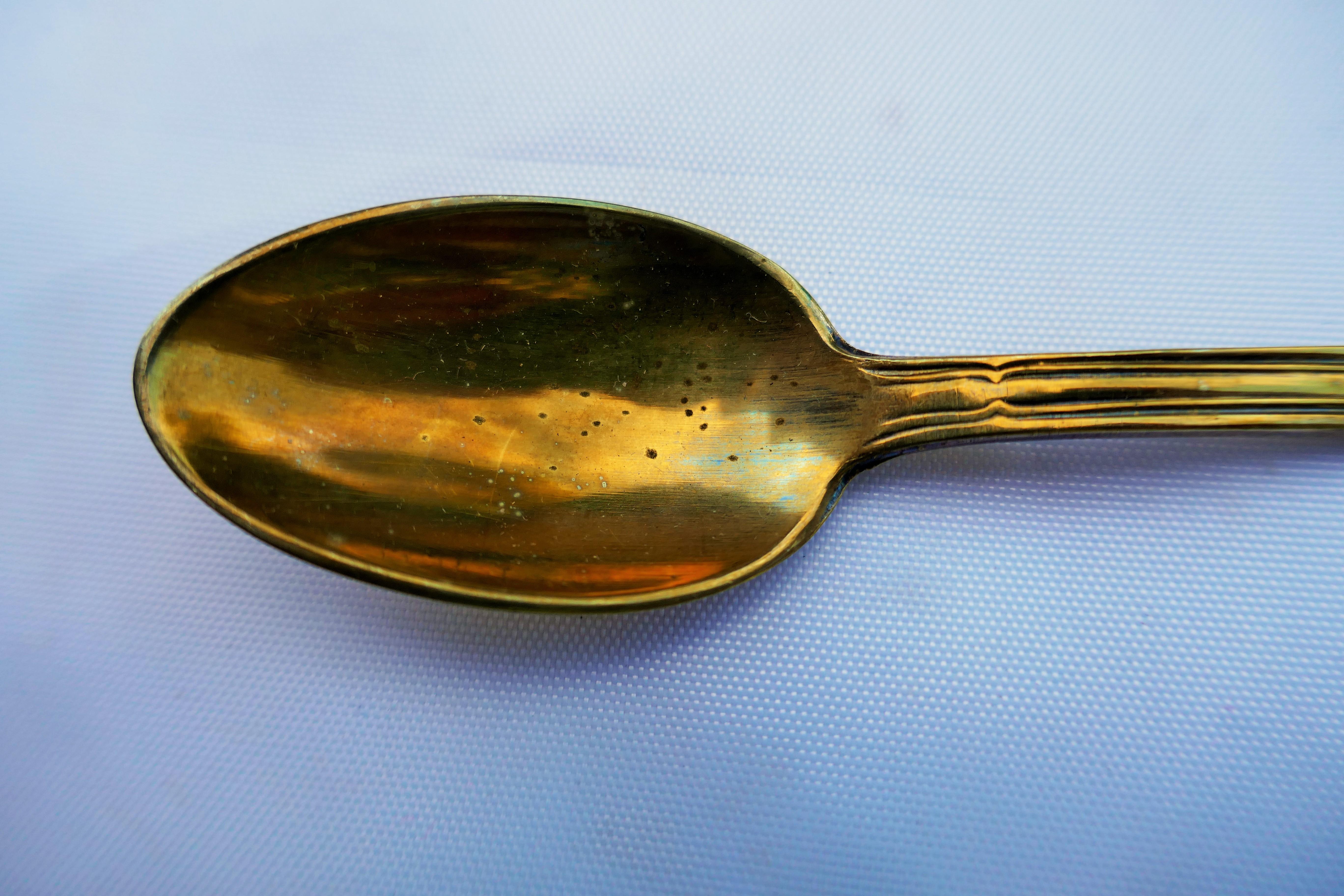 Italian Sei cucchiaini in argento 1000