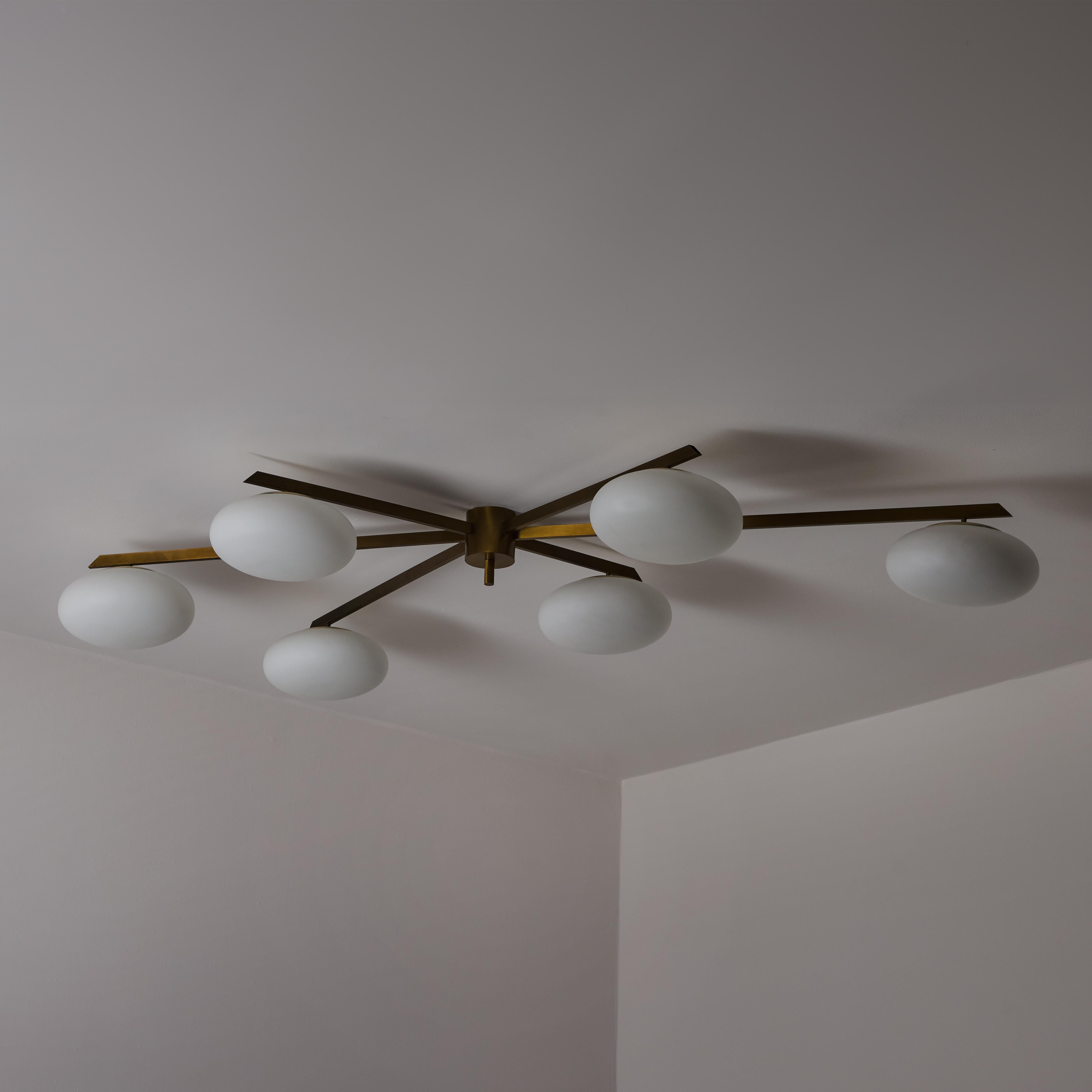 'Sei Lune' Ceiling Light by Angelo Lelii for Arredoluce For Sale 8