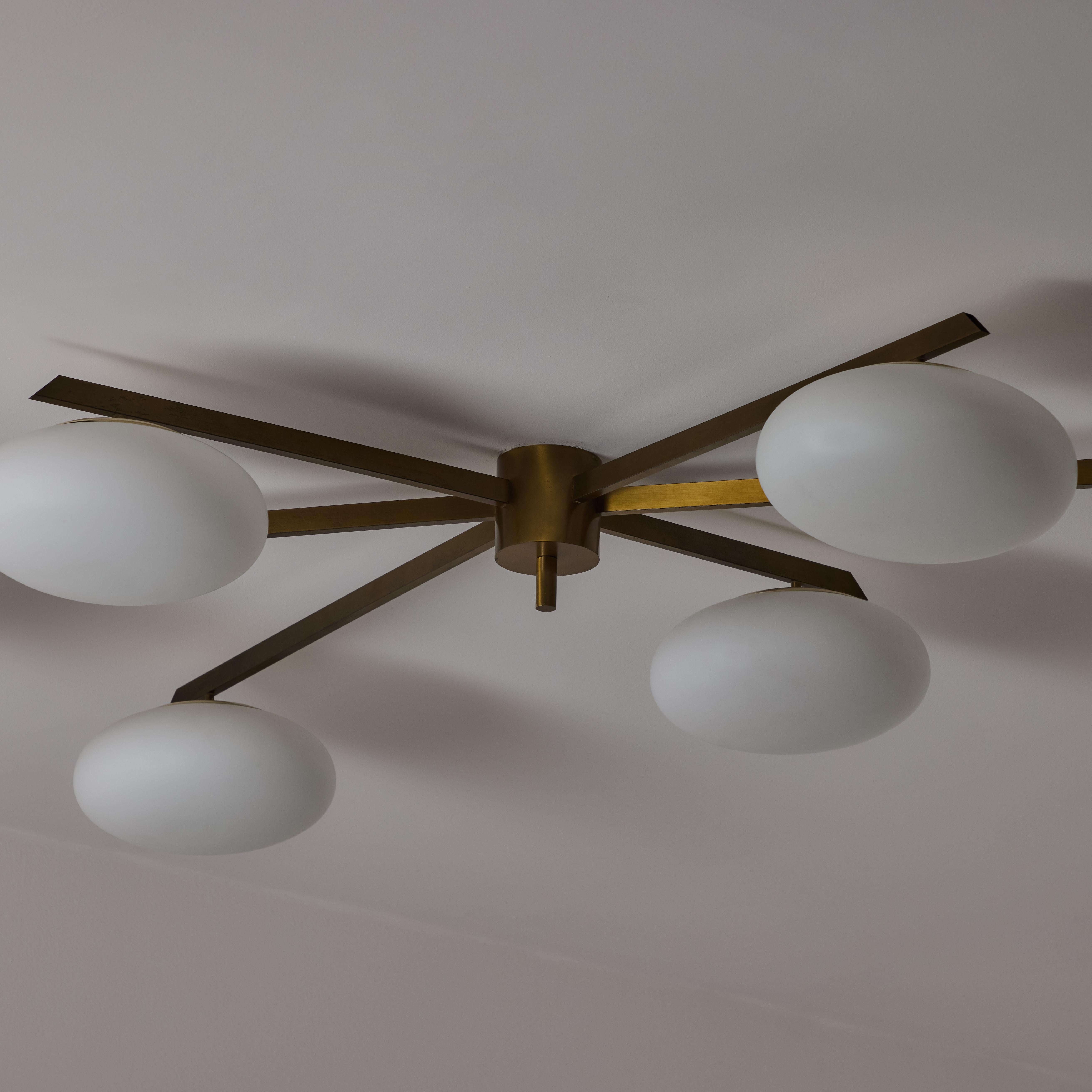 'Sei Lune' Ceiling Light by Angelo Lelii for Arredoluce For Sale 9