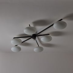Deckenleuchte „Sei Lune“ von Angelo Lelii für Arredoluce