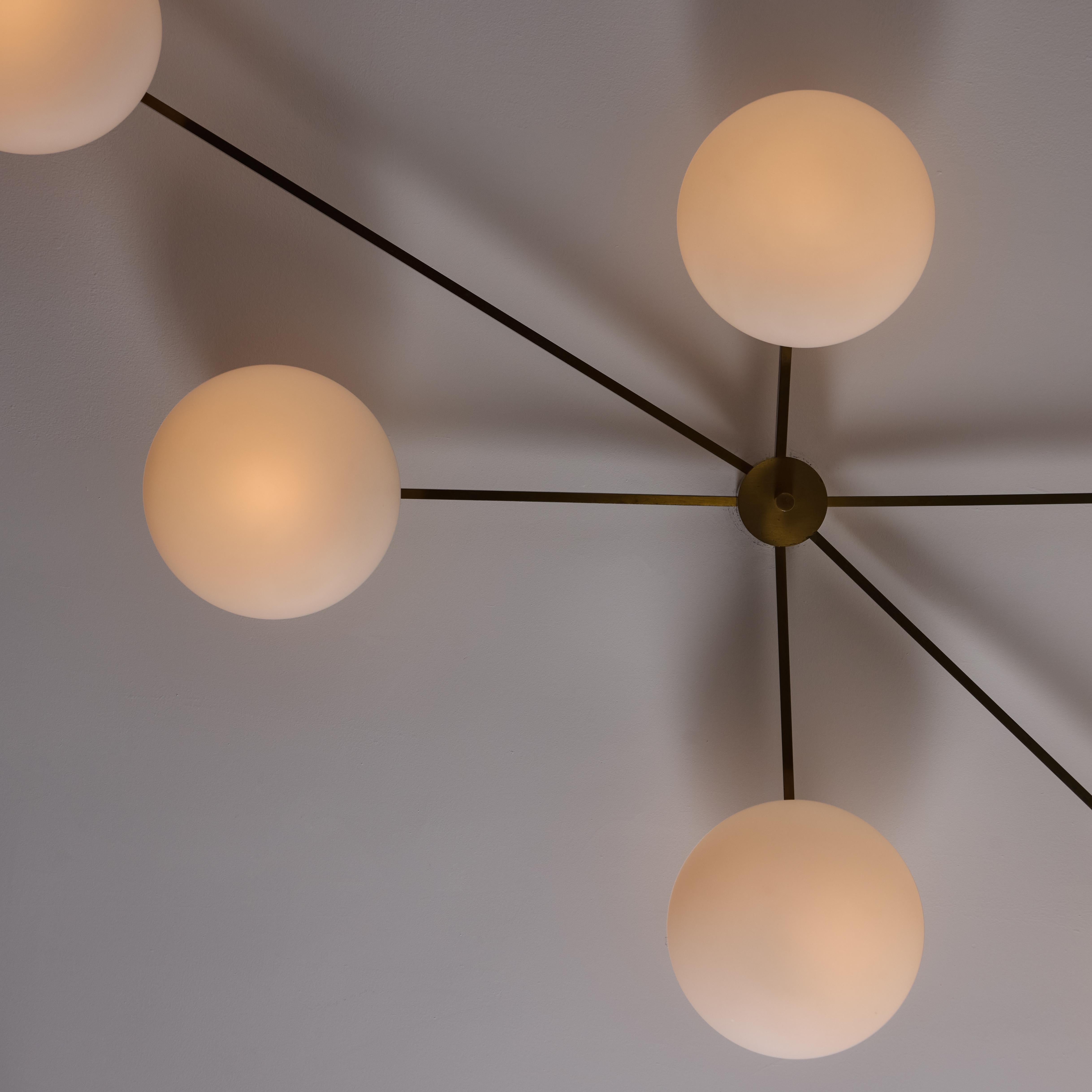 20th Century 'Sei Lune' Ceiling Light by Angelo Lelii for Arredoluce For Sale