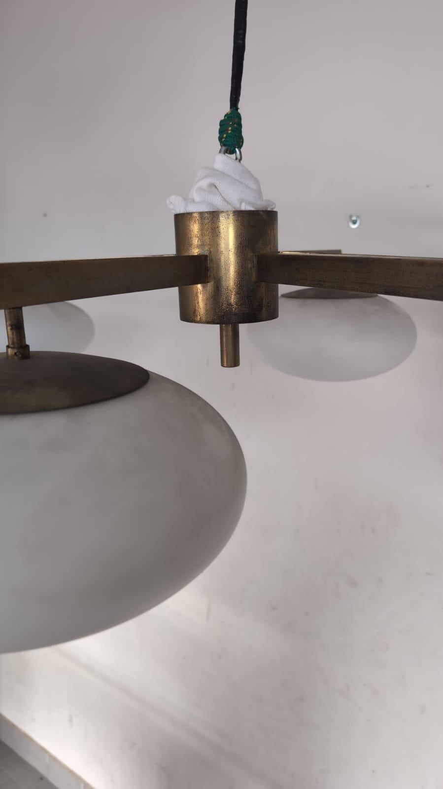 Sei Lune (Six Moons) Ceiling Light by Angelo Lelii for Arredoluce, 1960s 13
