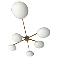 Sei Lune (Six Moons) Ceiling Light by Angelo Lelii for Arredoluce, 1960s