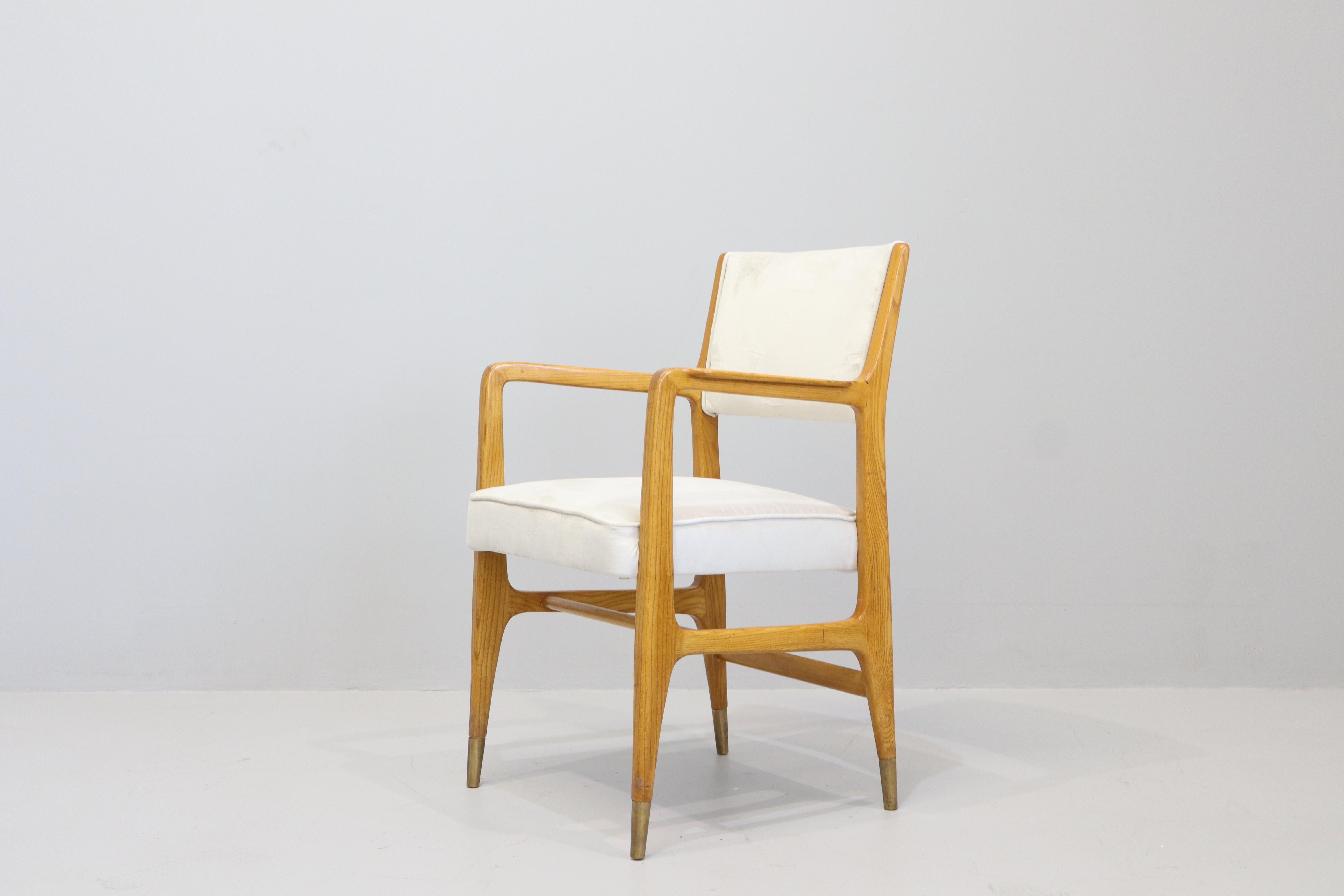 Sei Rare  Sedie di Gio Ponti, Per Cassina. Italia 1950 Mod. 1602. in vendita 10