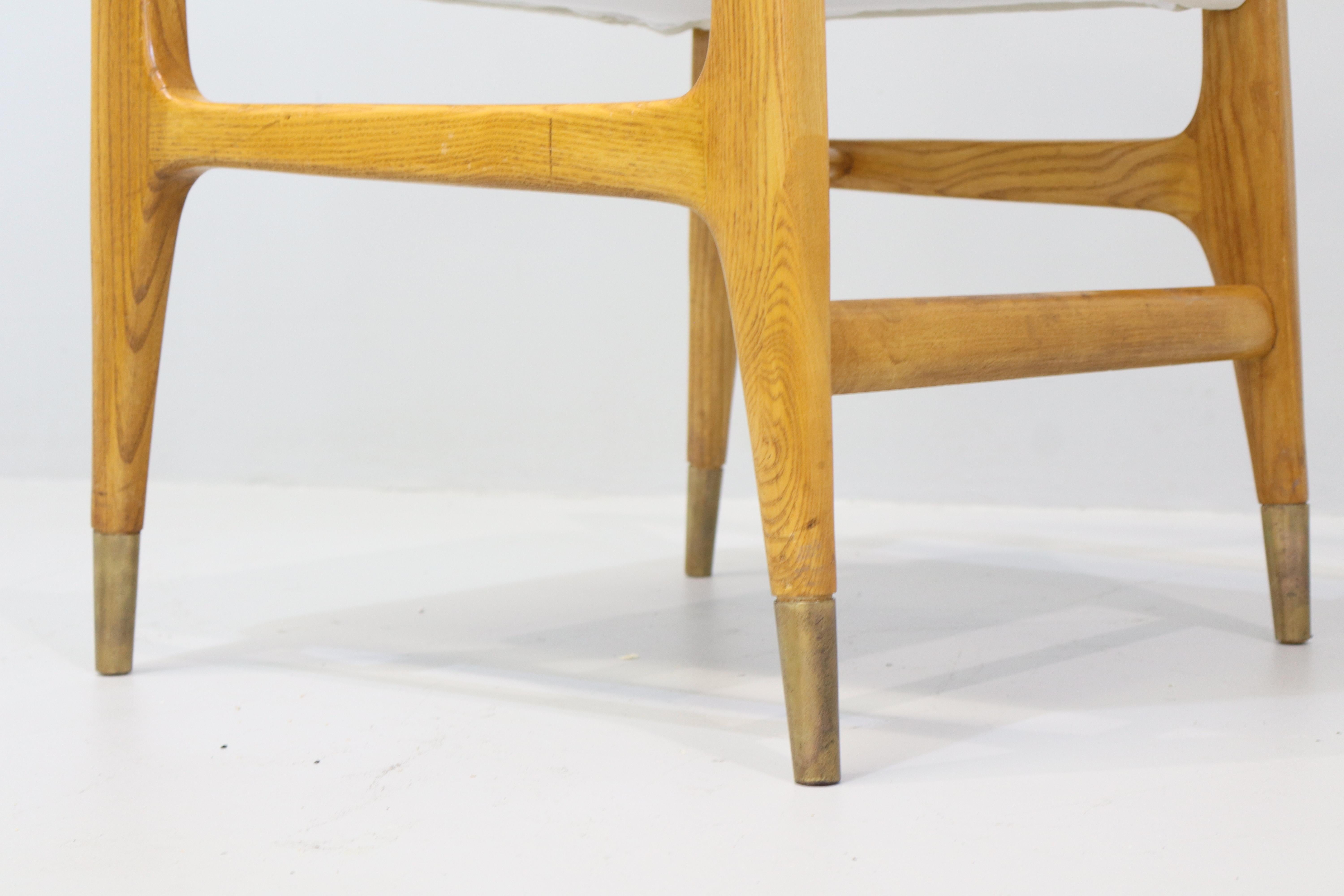 Sei Rare  Sedie di Gio Ponti, Per Cassina. Italia 1950 Mod. 1602. in vendita 11