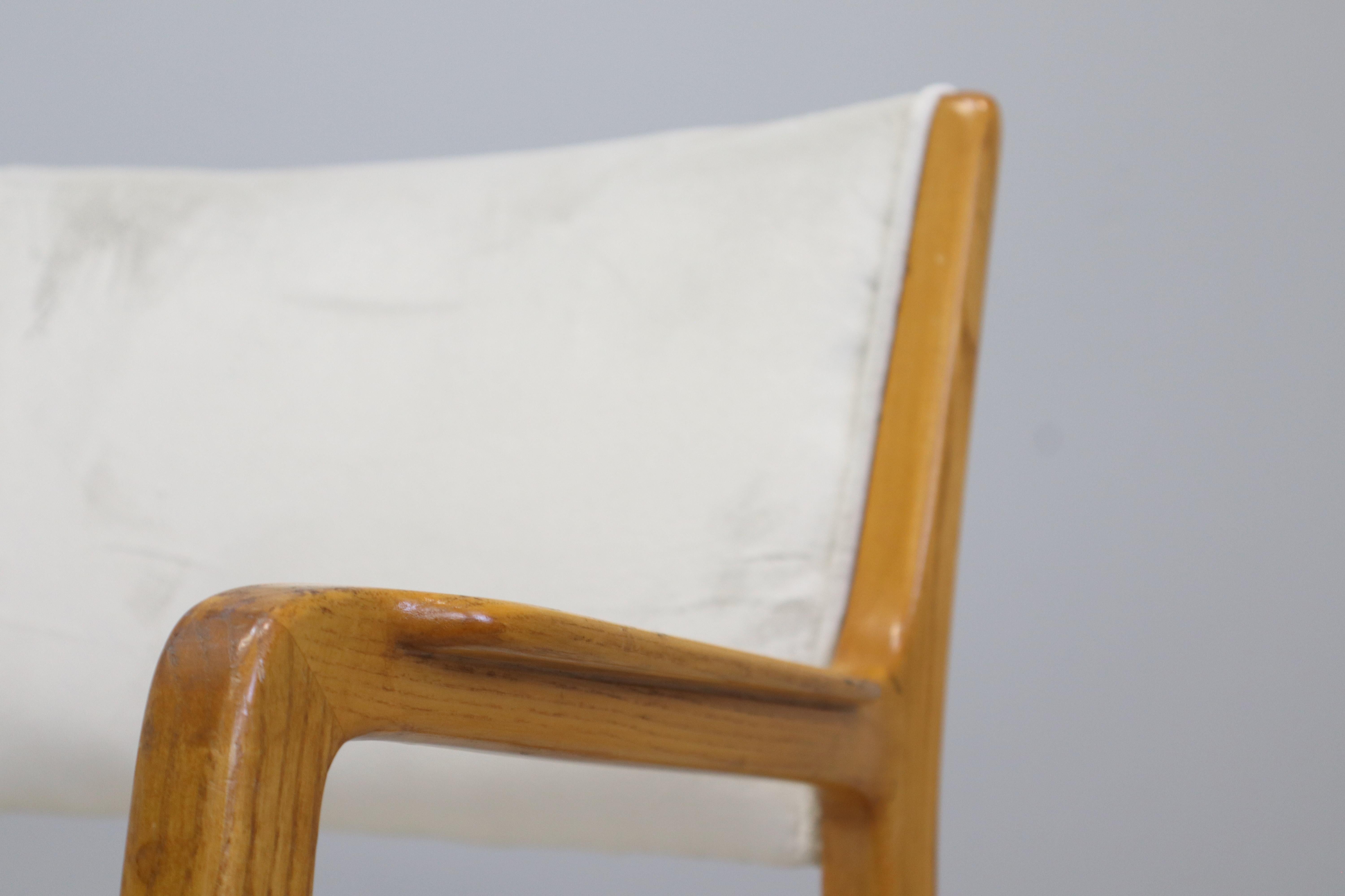 Sei Rare  Sedie di Gio Ponti, Per Cassina. Italia 1950 Mod. 1602. in vendita 3