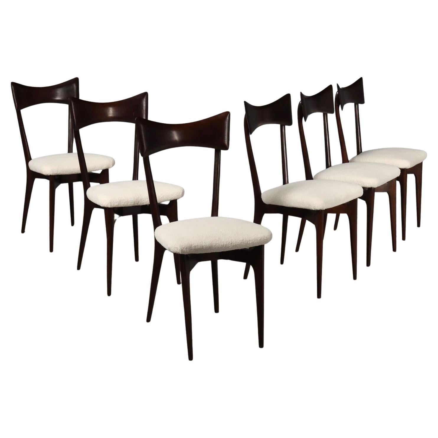 Six chaises des années 1940