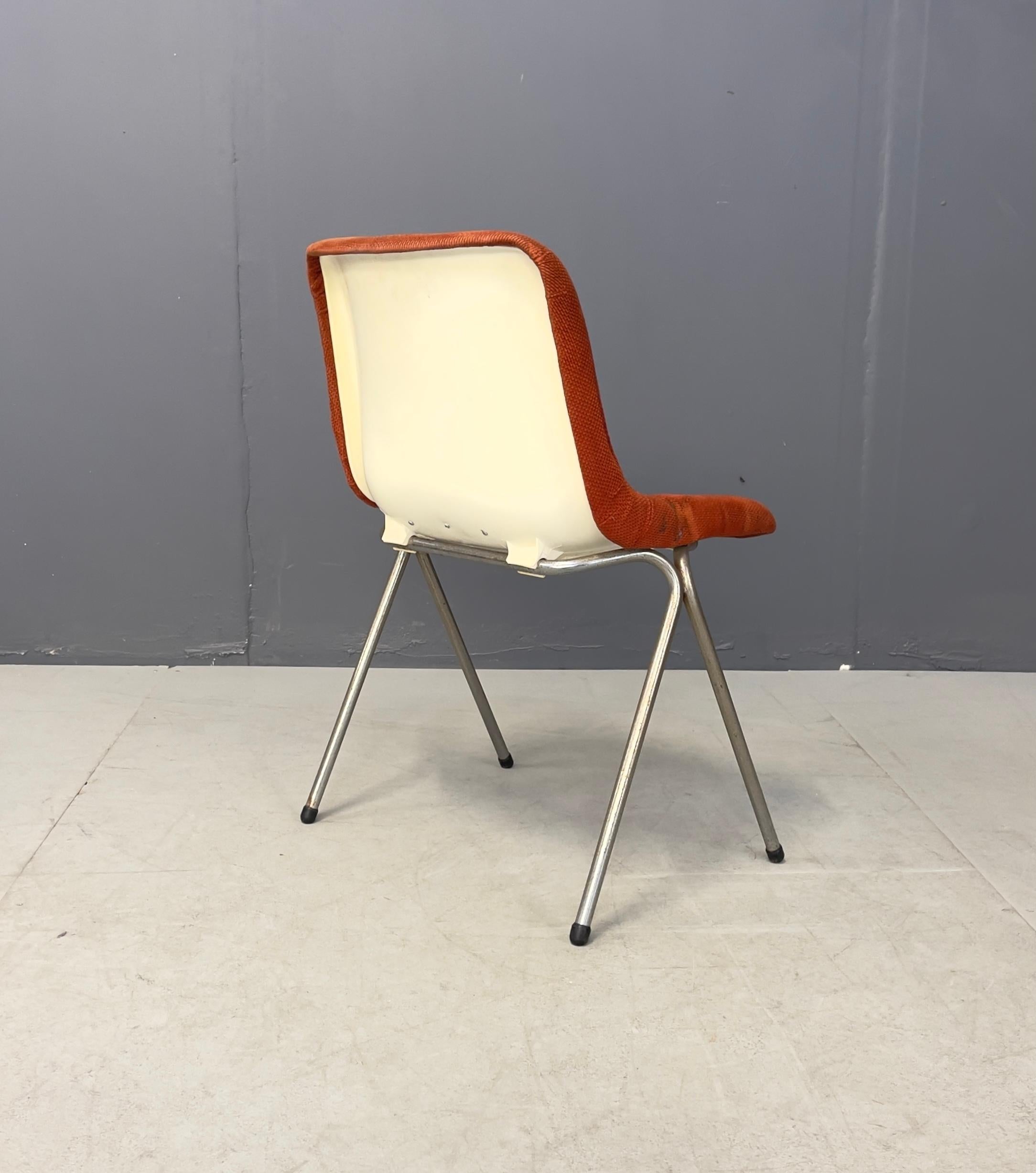 Italian Six Chairs, 1960s For Sale