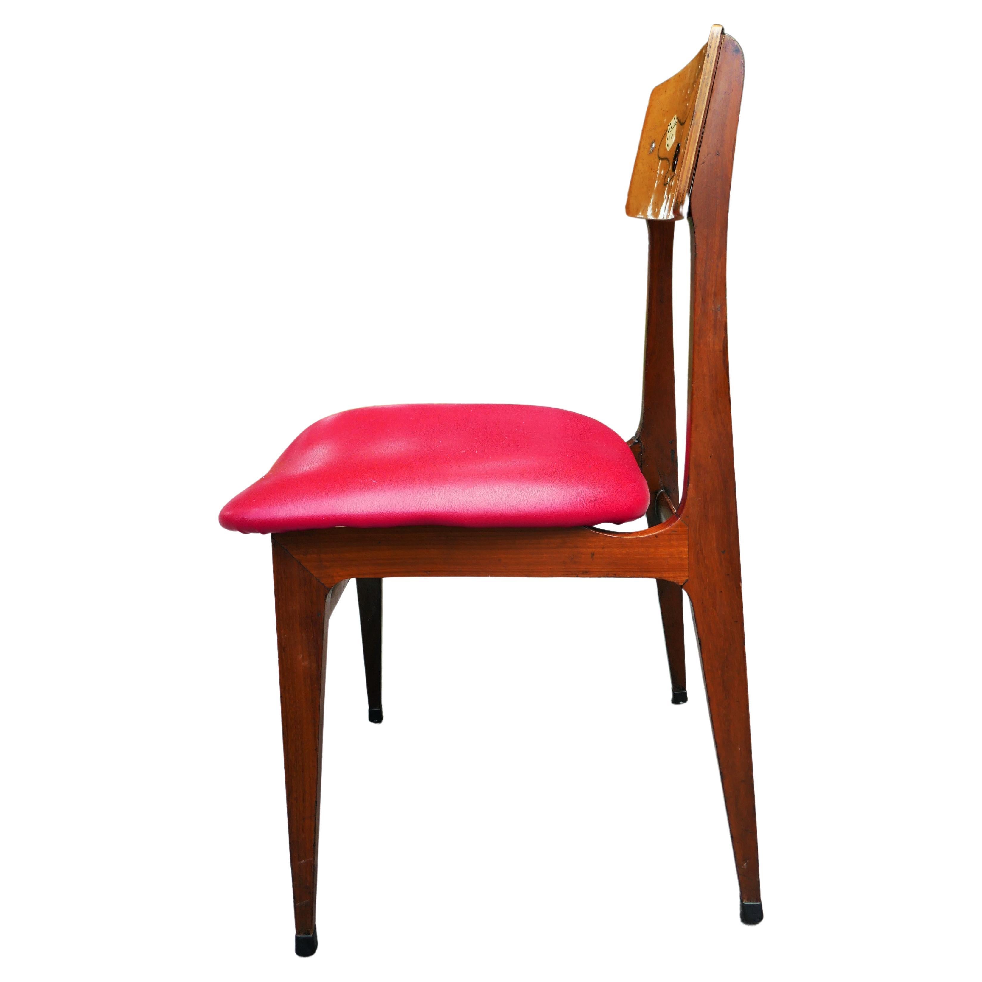 Sechs Stühle attr. an Aldo Tura im Angebot 2