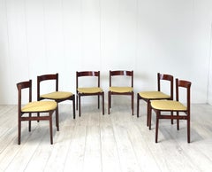 Sei sedie da pranzo nr. 104 di G. Frattini per Cassina, anni '60