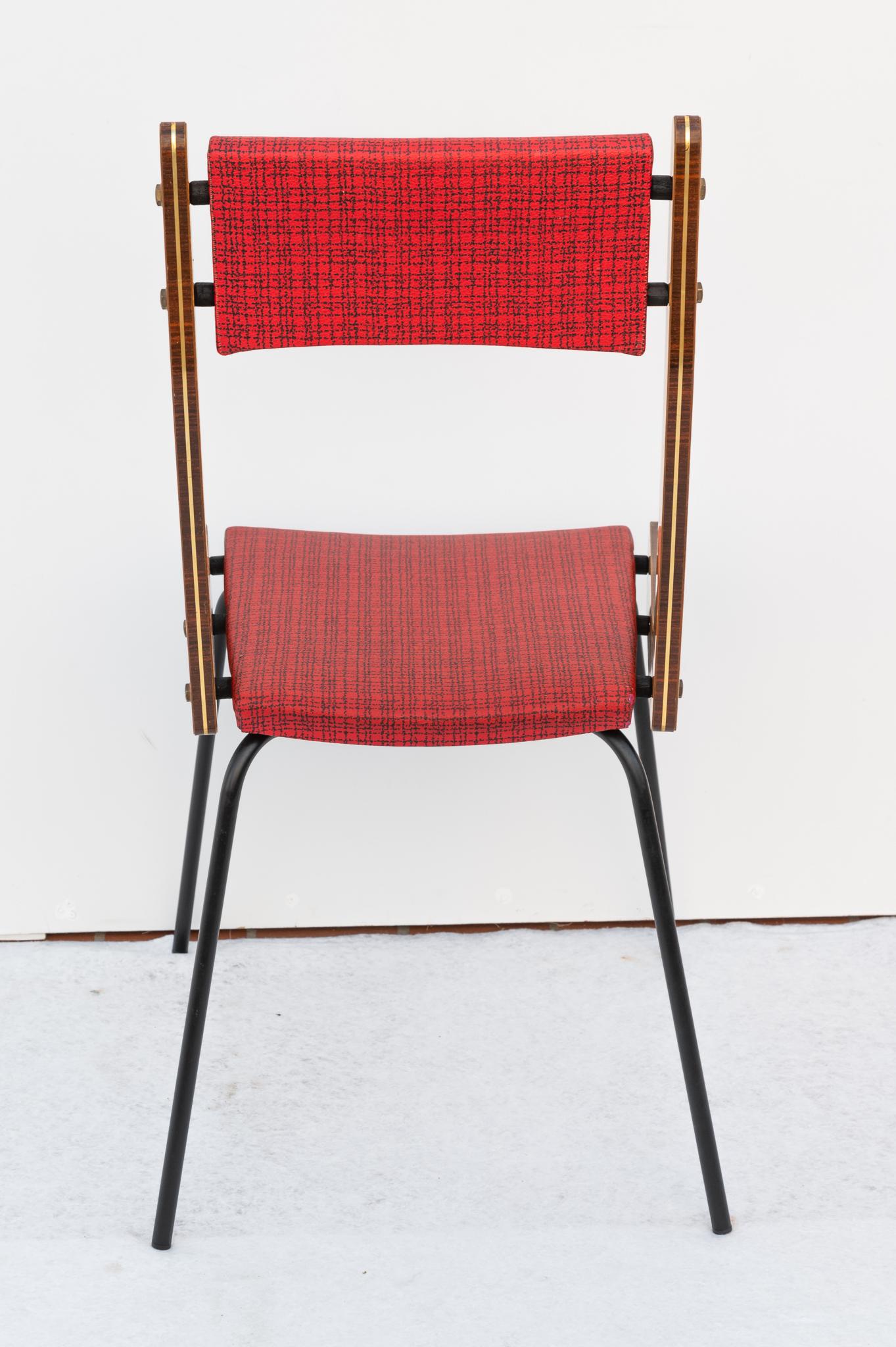 Sechs Stühle von Carlo Ratti, 1950 (Furnier) im Angebot