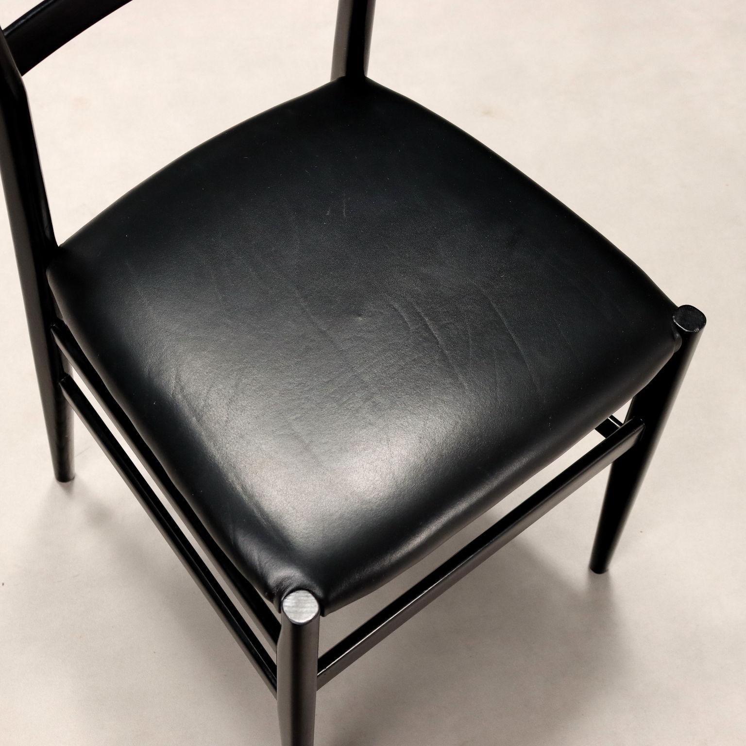 Laqué Six chaises 
