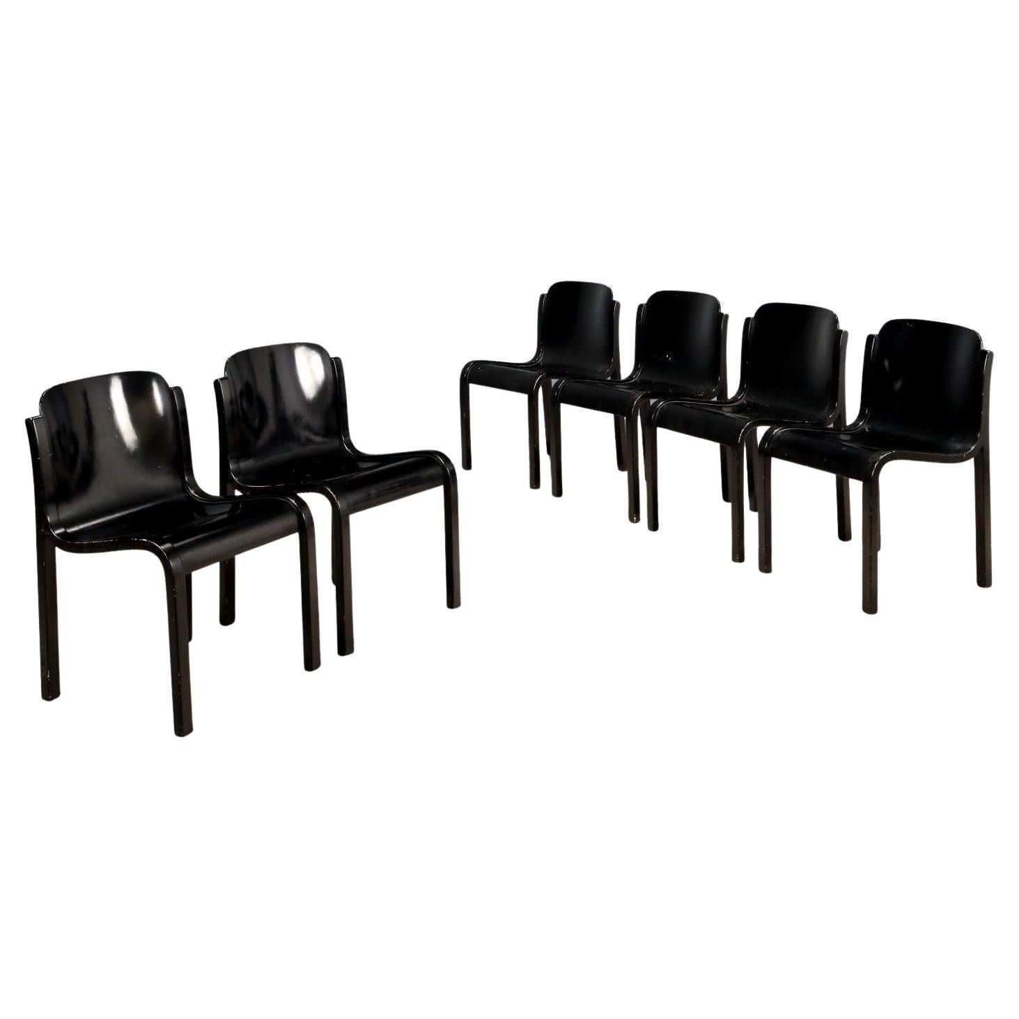 Sechs 
Mito
-Stühle von Carlo Bartoli für T70 70s