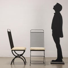 Sei Sedie 'Nonaro' di Luigi Caccia Dominioni per Azucena Anni 80