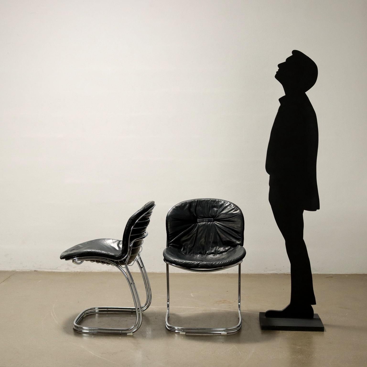 Mid-Century Modern Six chaises 