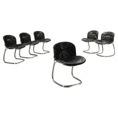 Six chaises "Sabrina" de Gastone Rinaldi pour Rima Anni 70