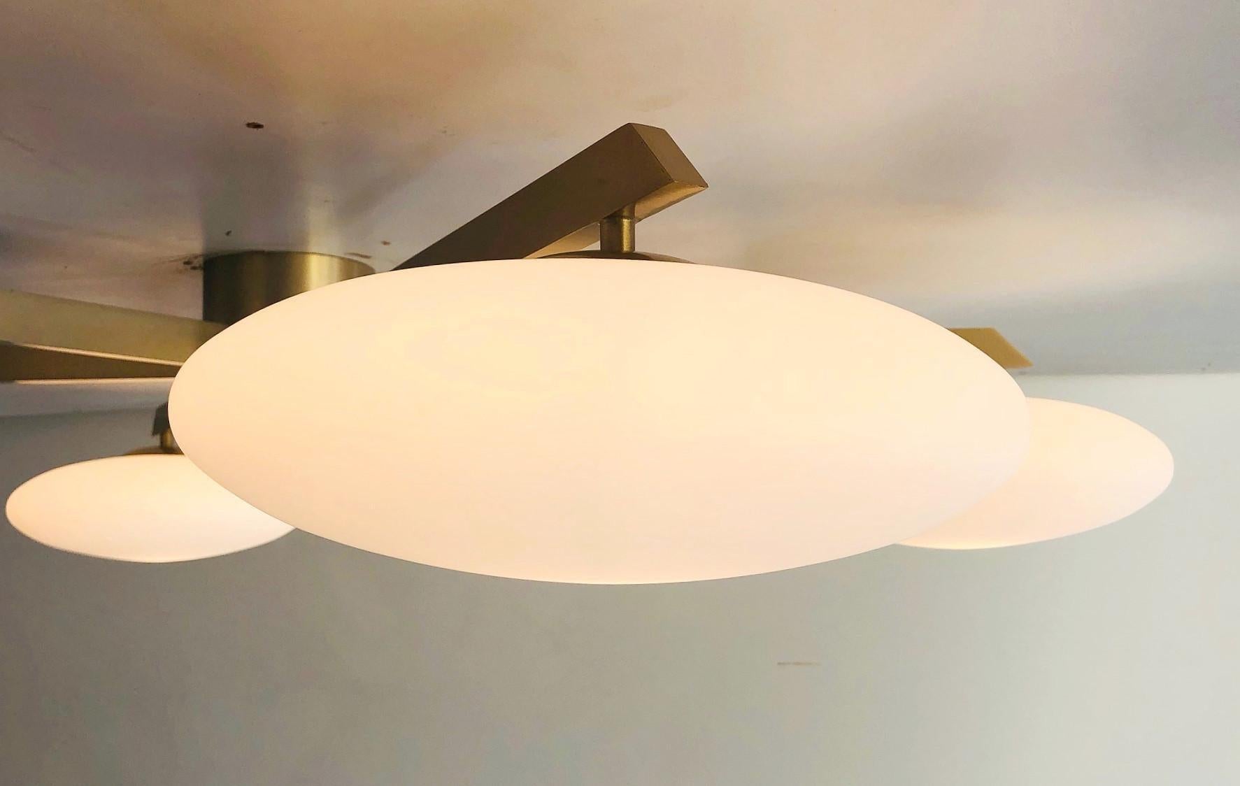 Contemporary Sei Shade Flush Mount by Fabio Ltd For Sale