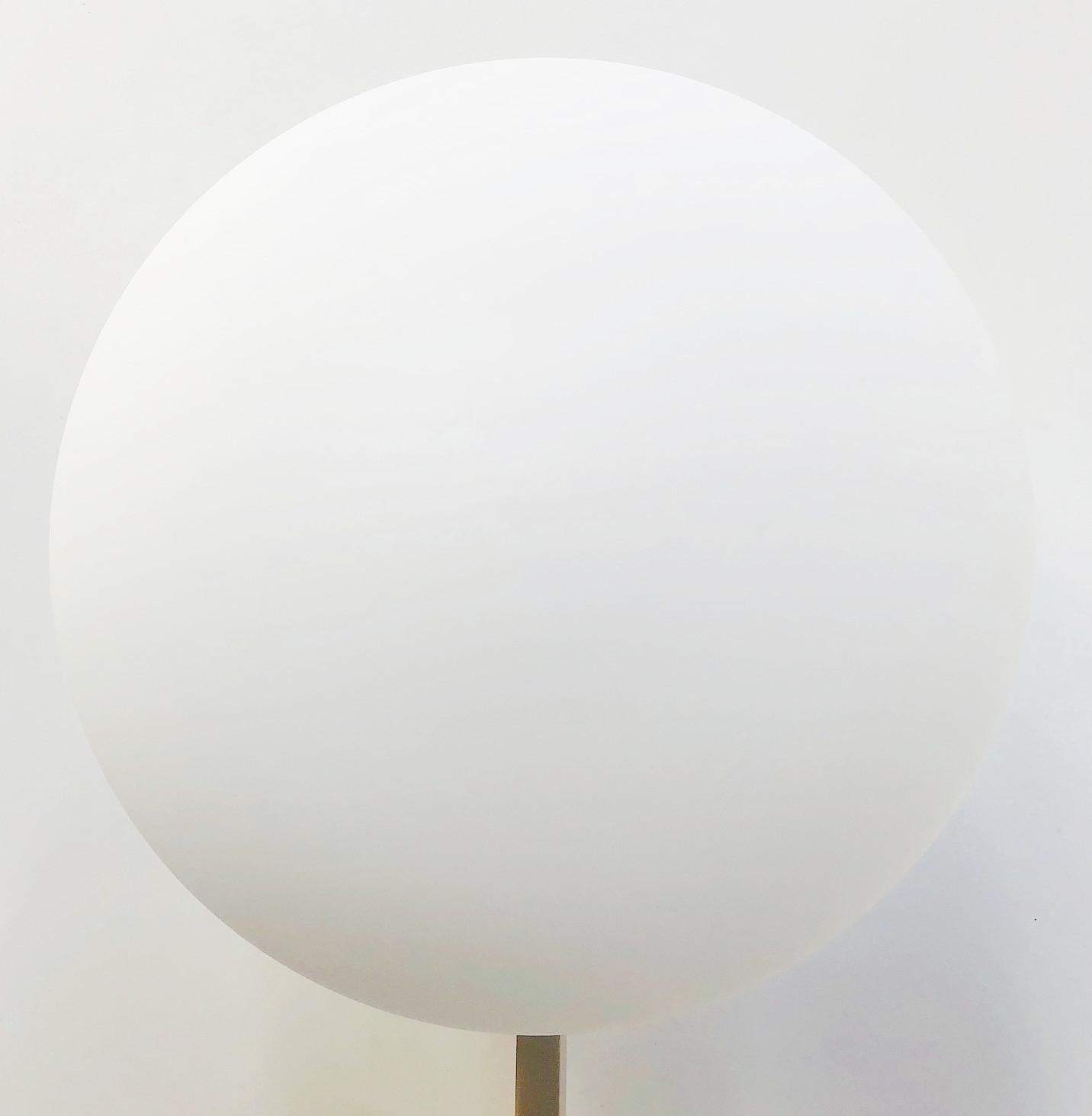 Blown Glass Sei Shade Flush Mount by Fabio Ltd For Sale